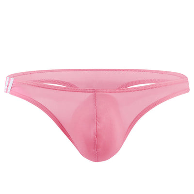 Men's U Convex Pouch Ice Silk Thongs - versaley