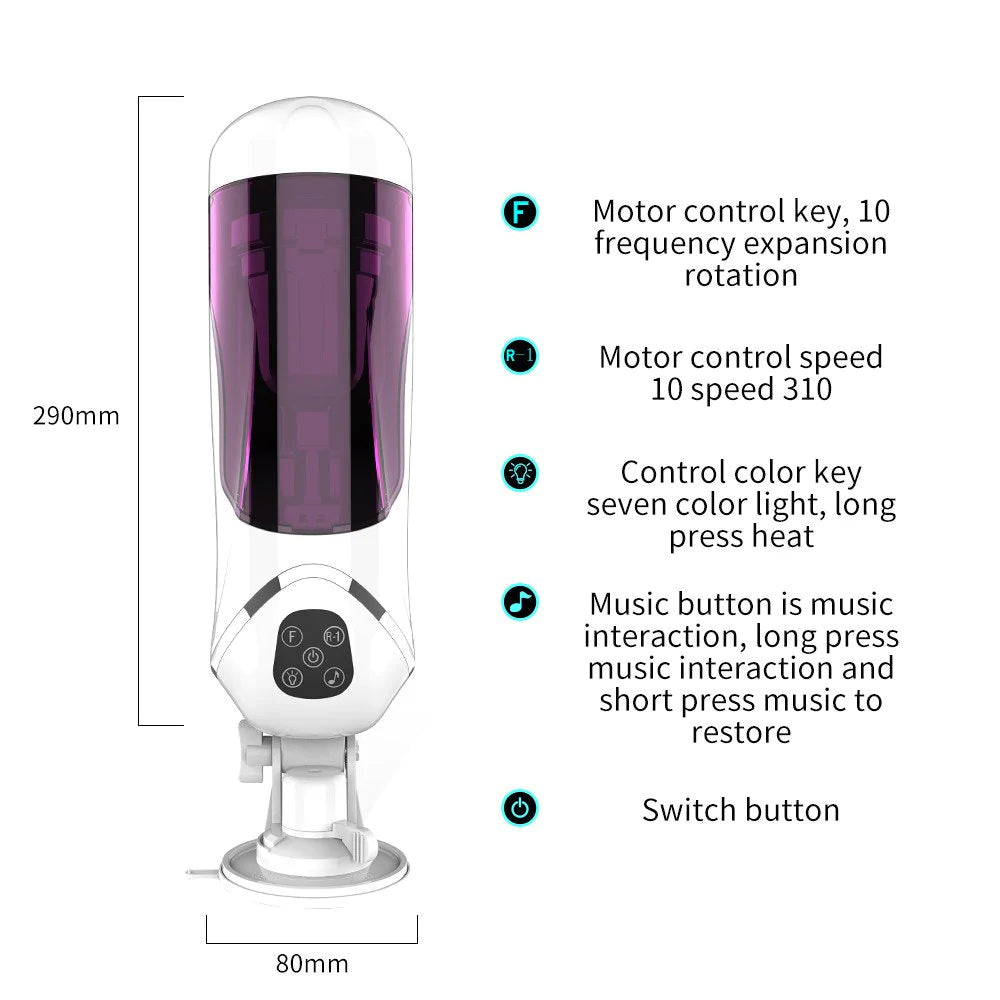 10 speed rotary telescopic male masturbate intelligent voice flying cu –  versaley