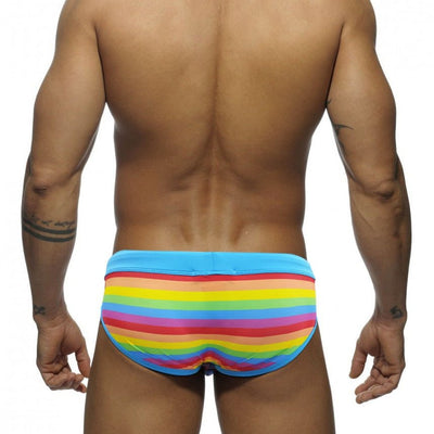 Baby Blue Rainbow Swim Briefs