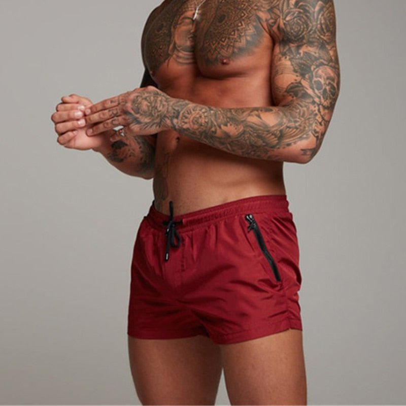 Nylon Pocketed Running Shorts