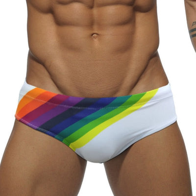 Rainbow Sailor Swim Briefs