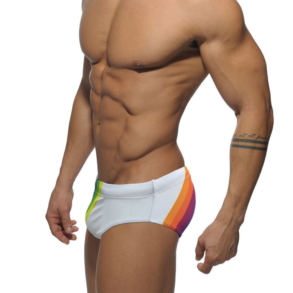 Rainbow Sailor Swim Briefs - Oh My Underwear