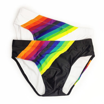 Rainbow Sailor Swim Briefs