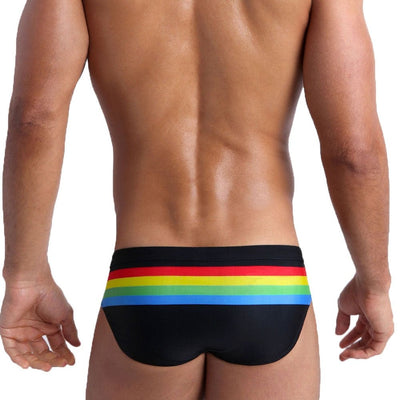 Ringaround Rainbow Swim Briefs