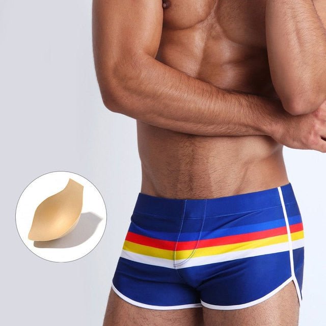 Striped Away Swim Trunks - Oh My Underwear